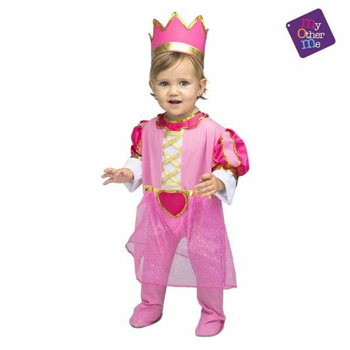 Costume for Babies My Other Me Pink Princess 0-6 Months